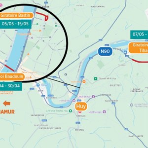 Trois chantiers de la SOFICO du 28 avril au 25 mai 2025